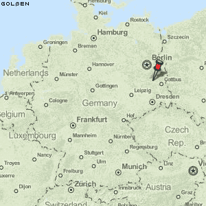 Golßen Karte Deutschland