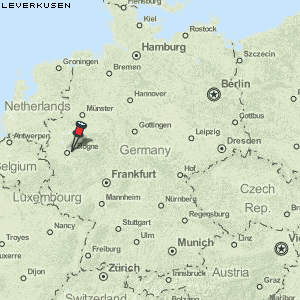 Leverkusen Karte Deutschland