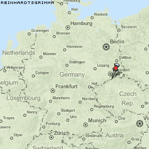 Reinhardtsgrimma Karte Deutschland