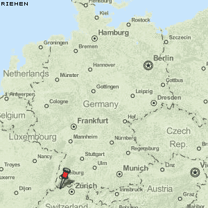 Riehen Karte Deutschland