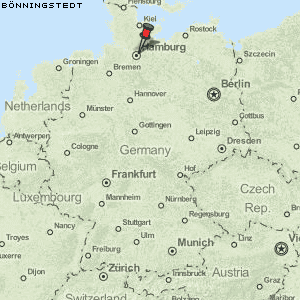 Bönningstedt Karte Deutschland