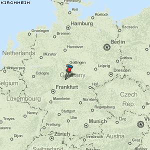 Kirchheim Karte Deutschland