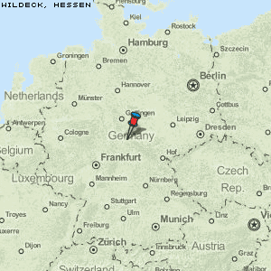 Wildeck, Hessen Karte Deutschland
