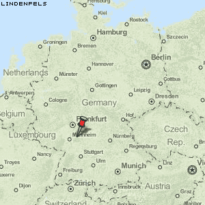 Lindenfels Karte Deutschland