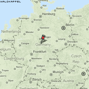 Waldkappel Karte Deutschland