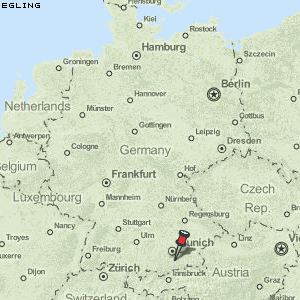 Egling Karte Deutschland