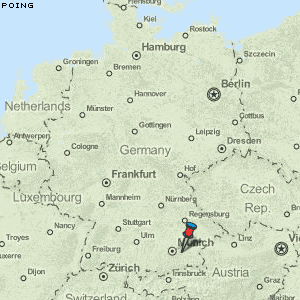 Poing Karte Deutschland