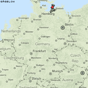 Gägelow Karte Deutschland