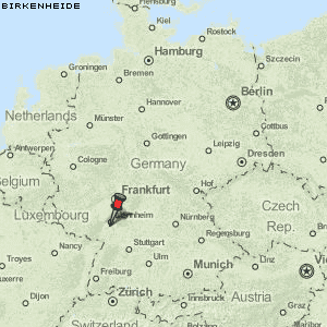 Birkenheide Karte Deutschland
