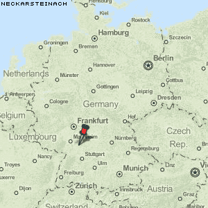 Neckarsteinach Karte Deutschland