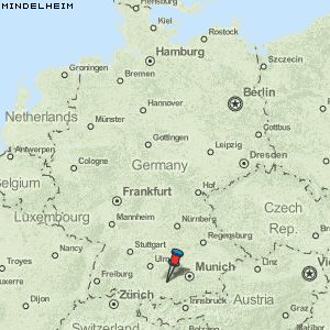 Mindelheim Karte Deutschland