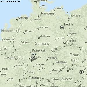 Hockenheim Karte Deutschland