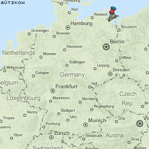 Gützkow Karte Deutschland