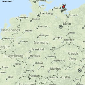 Jarmen Karte Deutschland