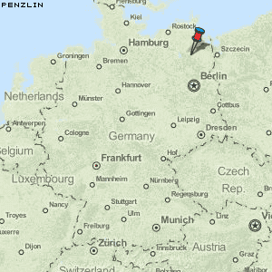 Penzlin Karte Deutschland
