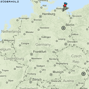 Süderholz Karte Deutschland