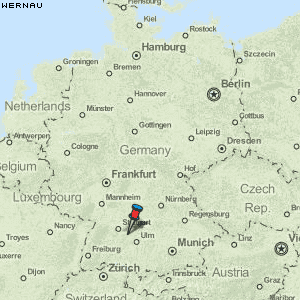 Wernau Karte Deutschland