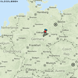 Oldisleben Karte Deutschland