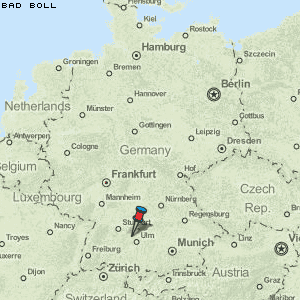 Bad Boll Karte Deutschland