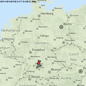 Erkenbrechtsweiler Karte Deutschland