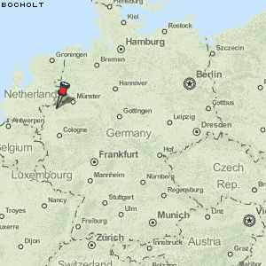 Bocholt Karte Deutschland
