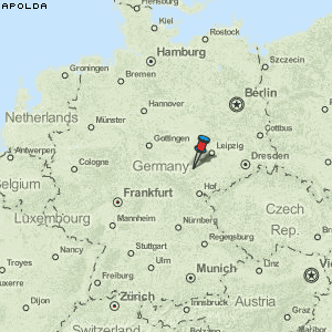 Apolda Karte Deutschland