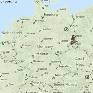 Laußnitz Karte Deutschland