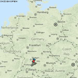 Inzigkofen Karte Deutschland