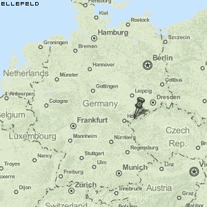 Ellefeld Karte Deutschland