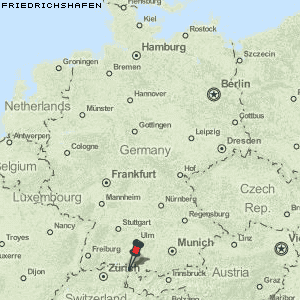 Friedrichshafen Karte Deutschland