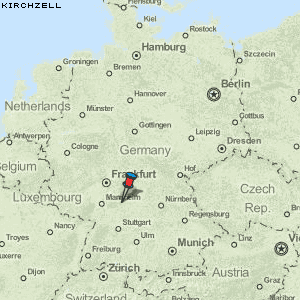 Kirchzell Karte Deutschland