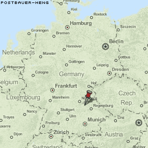 Postbauer-Heng Karte Deutschland