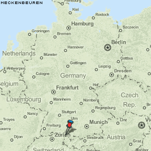 Meckenbeuren Karte Deutschland