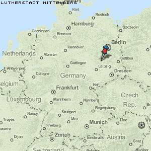 Lutherstadt Wittenberg Karte Deutschland