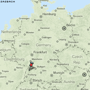 Sasbach Karte Deutschland