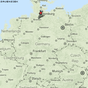 Sauensiek Karte Deutschland