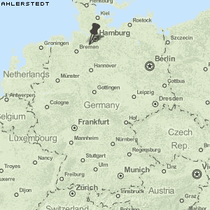 Ahlerstedt Karte Deutschland