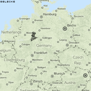 Belecke Karte Deutschland