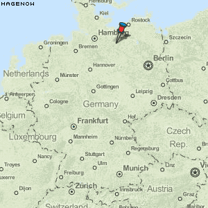 Hagenow Karte Deutschland