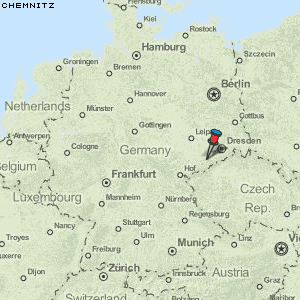 Chemnitz Karte Deutschland