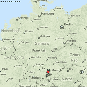 Bernbeuren Karte Deutschland