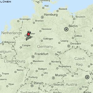Lünen Karte Deutschland
