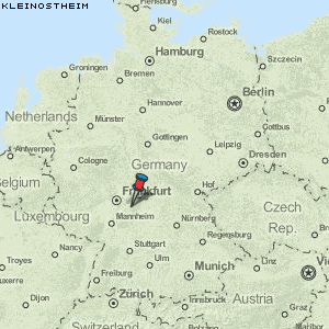 Kleinostheim Karte Deutschland