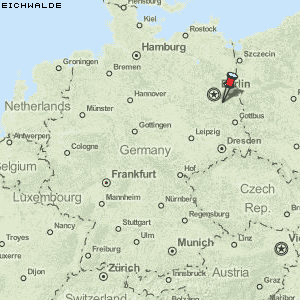 Eichwalde Karte Deutschland