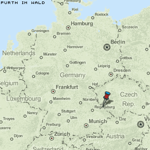 Furth im Wald Karte Deutschland