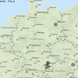 Bad Tölz Karte Deutschland