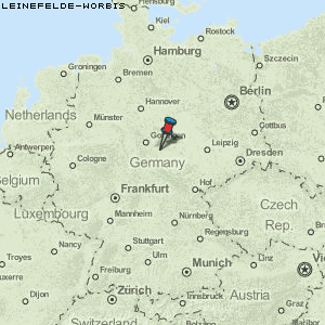 Leinefelde-Worbis Karte Deutschland