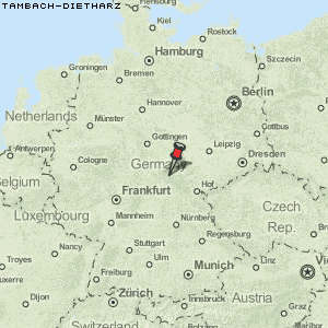 Tambach-Dietharz Karte Deutschland