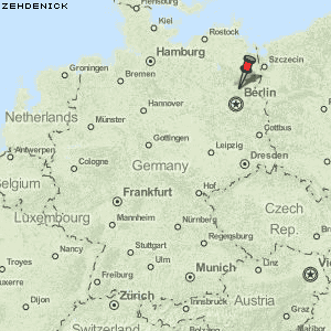Zehdenick Karte Deutschland