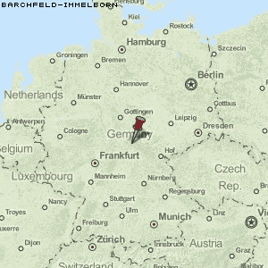 Barchfeld-Immelborn Karte Deutschland